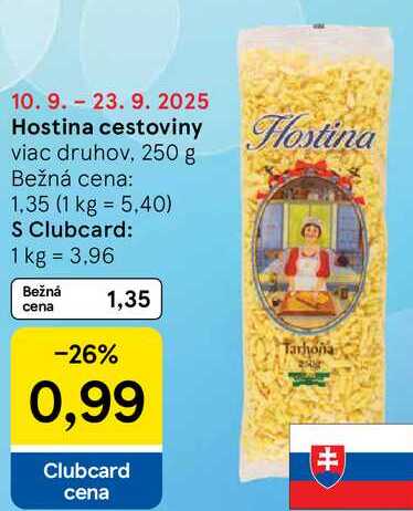 Hostina cestoviny, 250 g