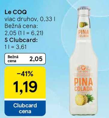 Le COQ, 0,33 l