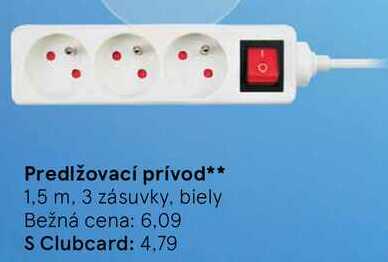 Predlžovací prívod