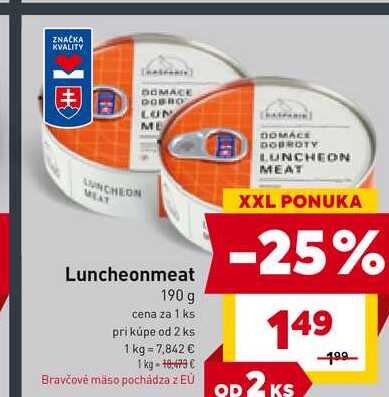 Luncheonmeat 190 g
