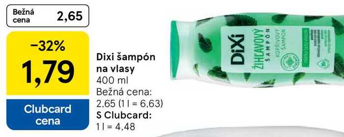 Dixi šampón na vlasy, 400 ml 