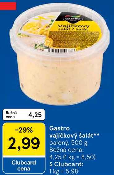 Gastro vajíčkový šalát, 500 g