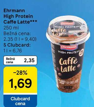 Ehrmann High Protein Caffe Latte, 250 ml 