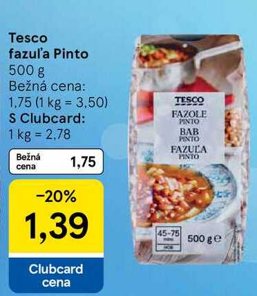 Tesco fazul'a Pinto, 500 g 