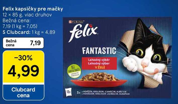 Felix kapsičky pre mačky, 12x 85 g