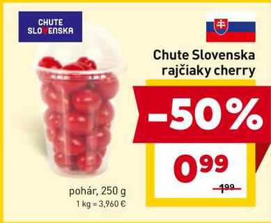 Chute Slovenska rajčiaky cherry 250g