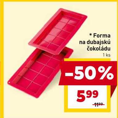 Forma na dubajskú čokoládu 1 ks 
