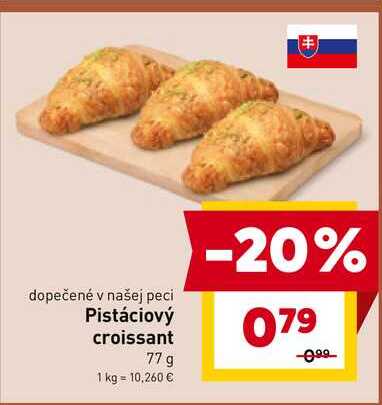 Pistáciový croissant 77 g 