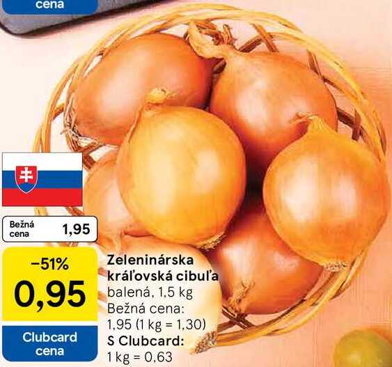 Zeleninárska kráľovská cibul'a, 1,5 kg 