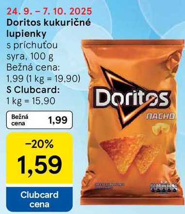 Doritos kukuričné lupienky, 100 g