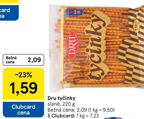 Dru tyčinky, 220 g