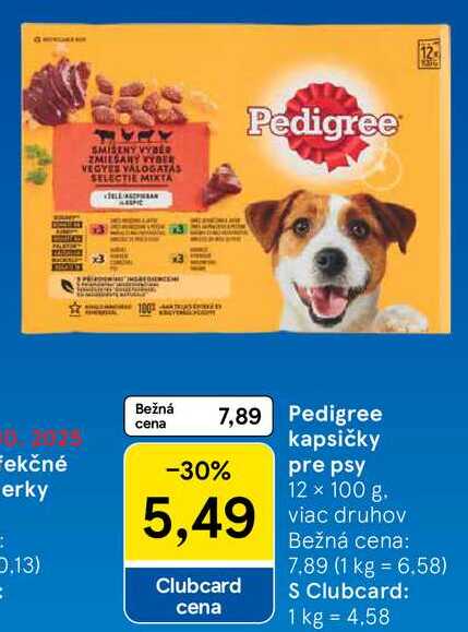 Pedigree kapsičky pre psy, 12x 100 g