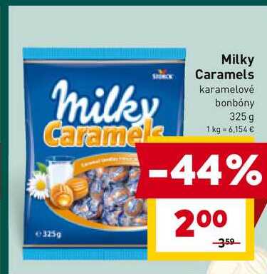 Milky Caramels karamelové bonbóny 325 g