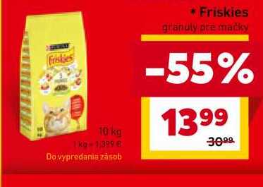 Friskies granuly pre mačky 10 kg 