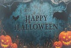 3: Dverná rohožka Halloween/Tekvica