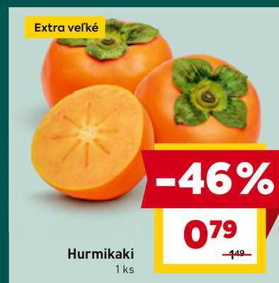 Extra veľké Hurmikaki 1 ks 
