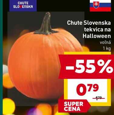 Chute Slovenska tekvica na Halloween voľná 1 kg 