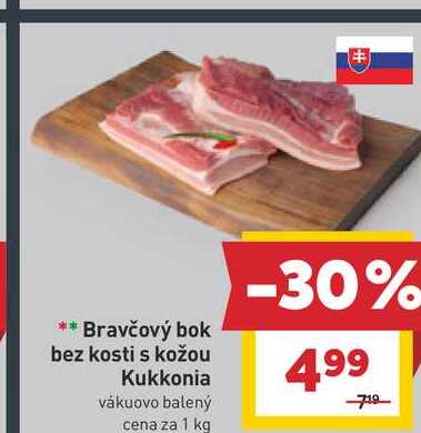 Bravčový bok bez kosti s kožou 1kg