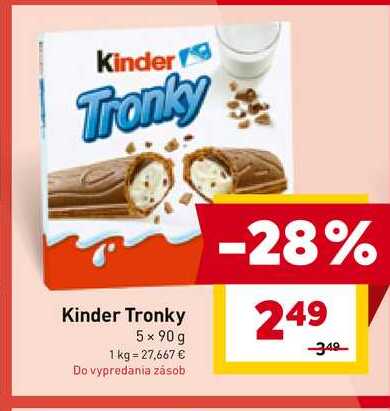 Kinder Tronky 5x 90 g