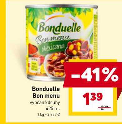 Bonduelle Bon menu 425 ml 