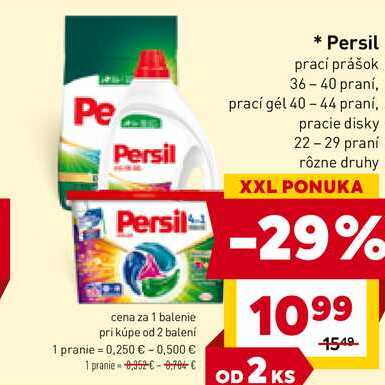 Persil prací prášok 36-40 praní