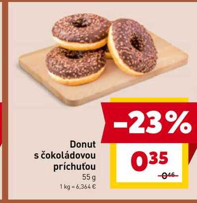 Donut s čokoládovou príchuťou 55 g