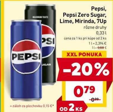 Pepsi Cola 0,33 l
