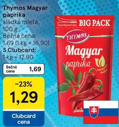 Thymos Magyar paprika, 100 g