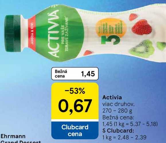 Activia, 270-280 g 