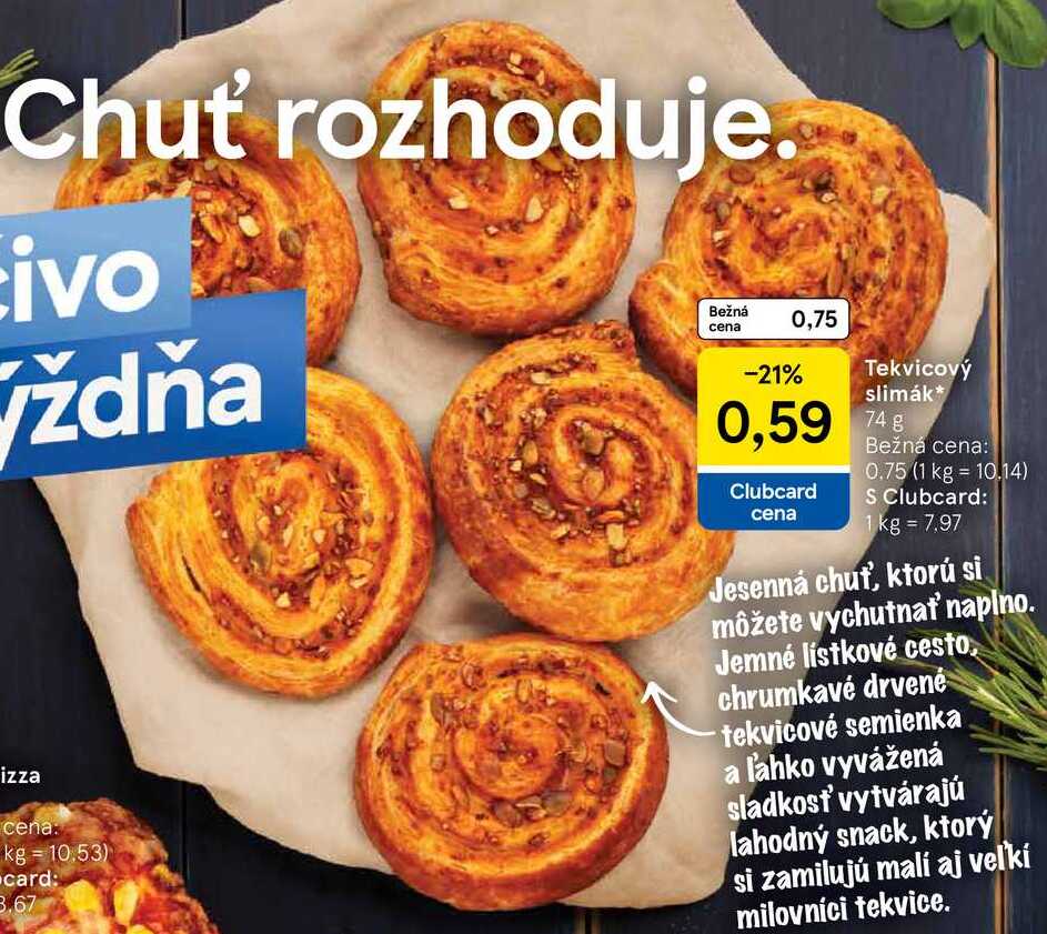 Tekvicový slimák, 74 g