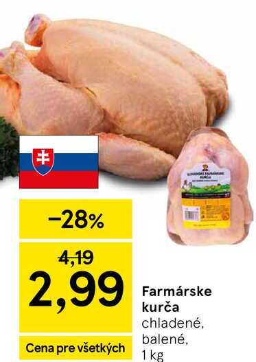 Farmárske kurča, 1 kg