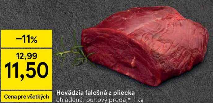 Hovädzia falošná z pliecka, 1 kg