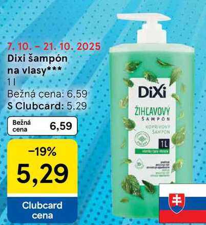 Dixi šampón na vlasy, 1 l