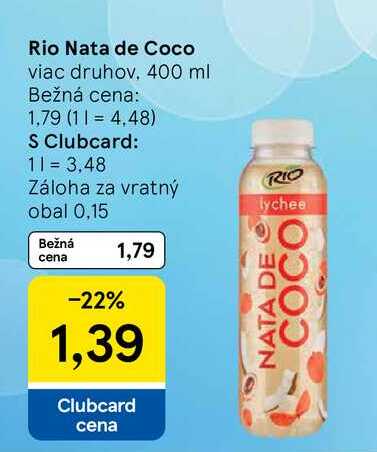 Rio Nata de Coco, 400 ml