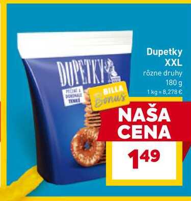 Dupetky XXL rôzne druhy 180 g