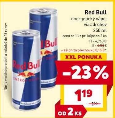 Red Bull plechovka 250ml