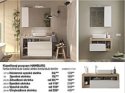 Kúpeľňový program HAMBURG - Umývadlová skrinka