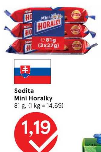 Sedita Mini Horalky, 81 g