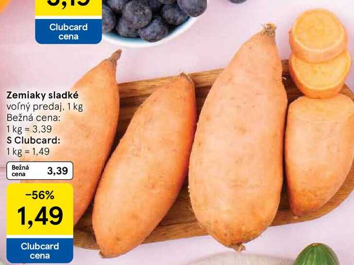 Zemiaky sladké, 1 kg  
