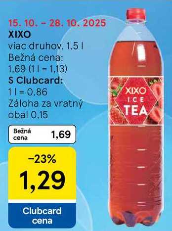 XIXO, 1,5 l