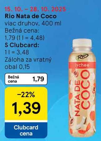 Rio Nata de Coco, 400 ml 
