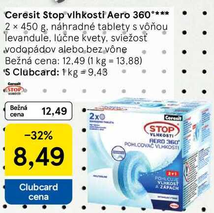 Ceresit Stop vlhkosti Aero 360°, 2x 450 g