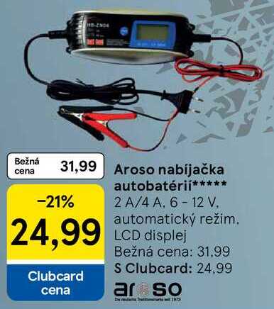 Aroso nabíjačka autobatérií