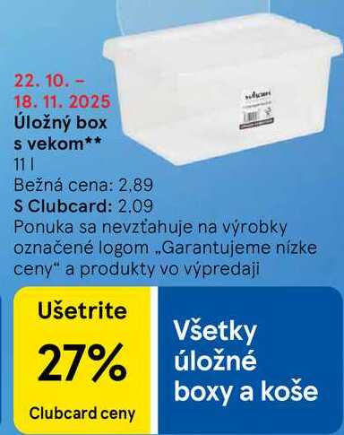 Úložný box s vekom