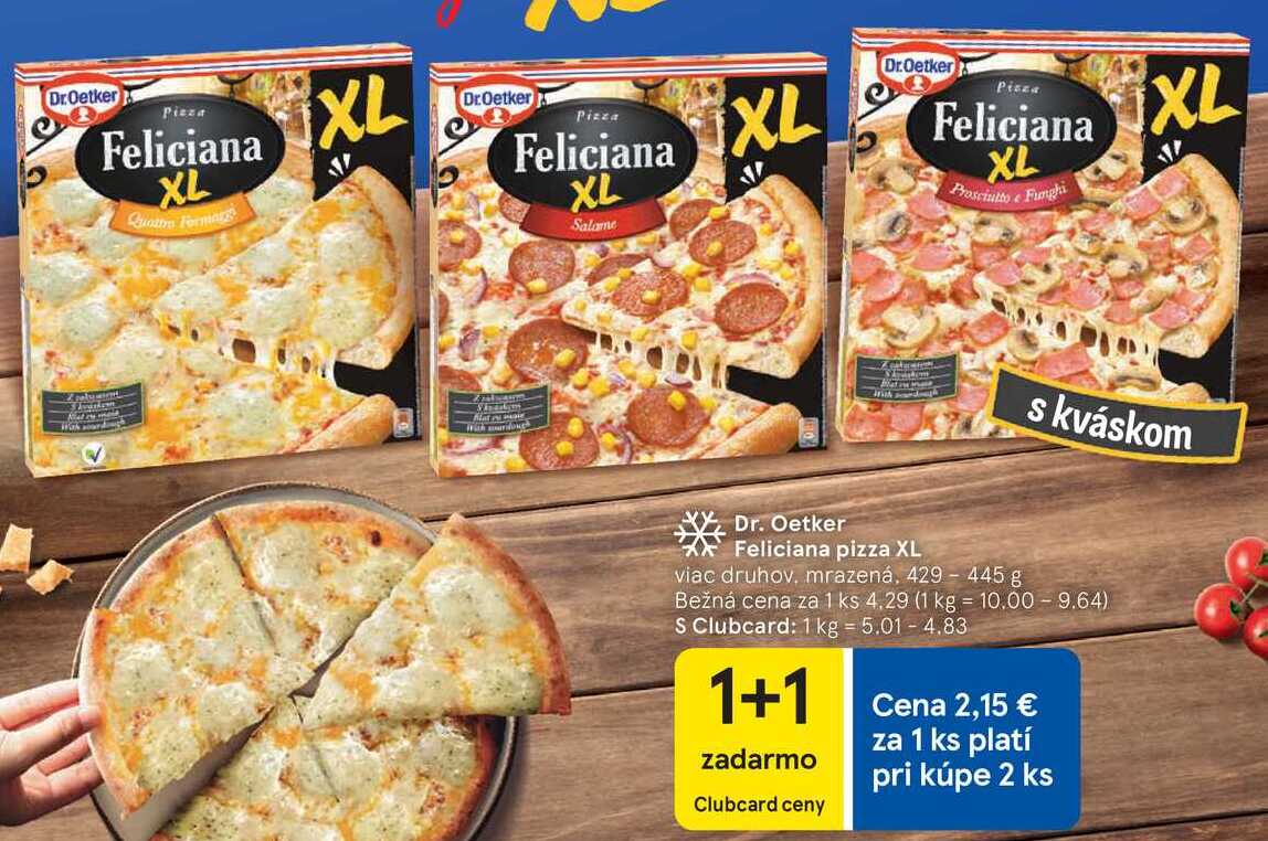 Dr.Oetker Feliciana pizza XL, 429-445 g 