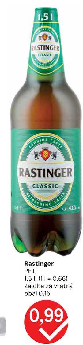 Rastinger PET, 1,5l