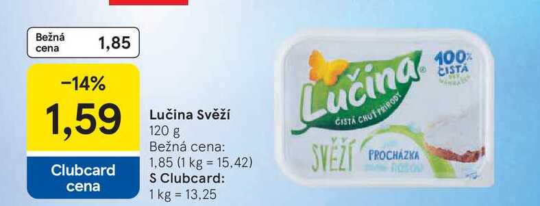 Lučina Svěží 120 g 
