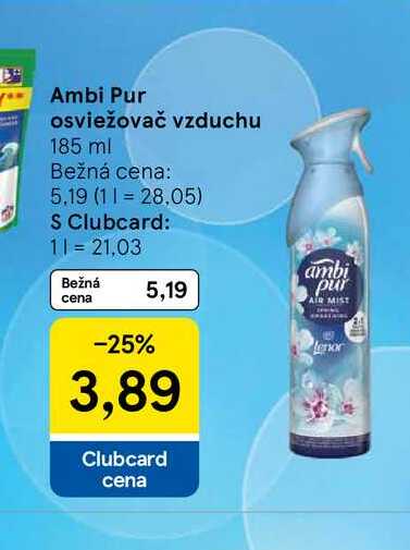 Ambi Pur osviežovač vzduchu 185 ml