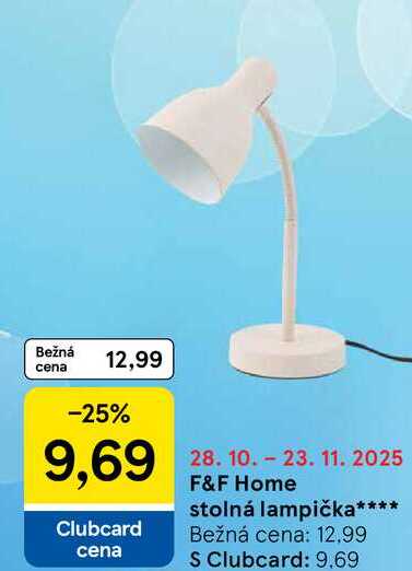 F&F Home stolná lampička