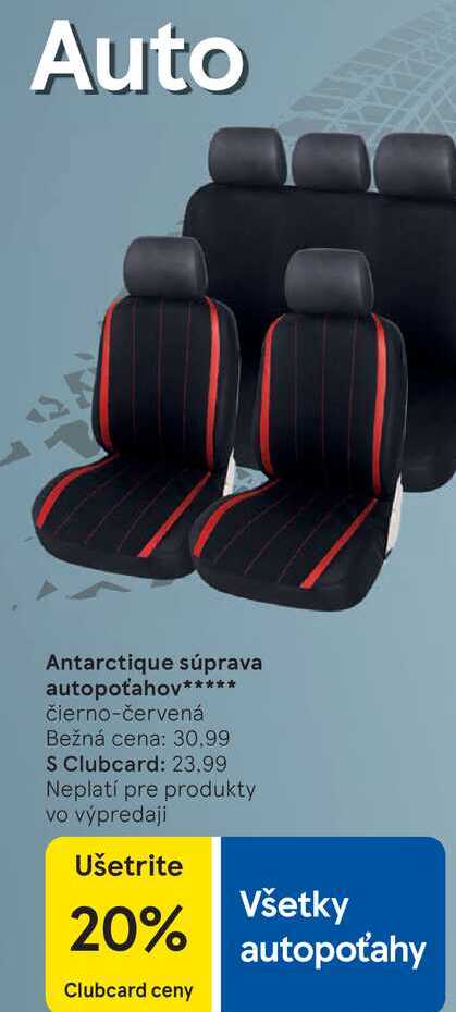 Antarctique súprava autopotahov